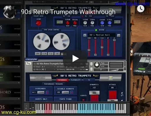 Cinesamples 90's Retro Trumpets KONTAKT的图片1