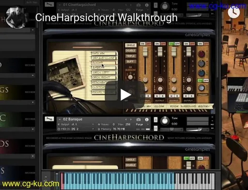 Cinesamples CineHarpsichord KONTAKT的图片1