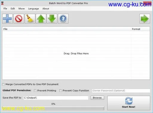 Batch WORD to PDF Converter Pro 1.6.3 Multilingual的图片1