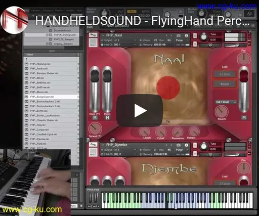 HandHeldSound FlyingHand Percussion v1.5 KONTAKT的图片1