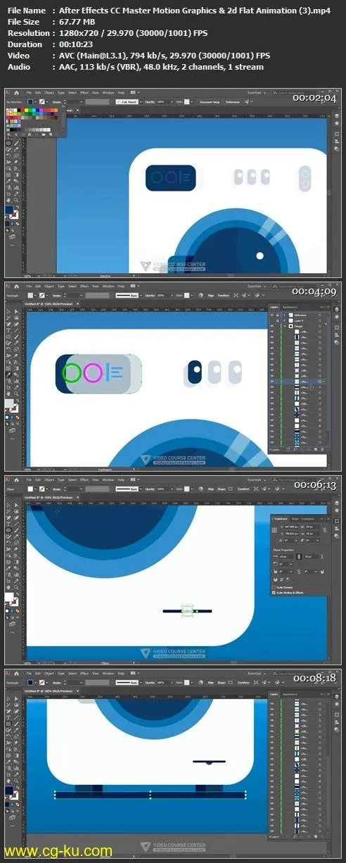 After Effects CC: Master Motion Graphics & 2d Flat Animation的图片1