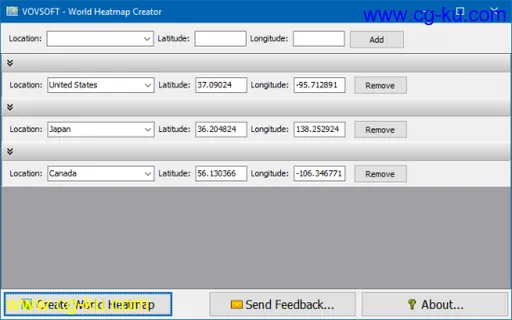 VovSoft World Heatmap Creator 1.6的图片1