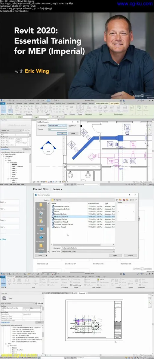 Revit 2020: Essential Training for MEP (Imperial)的图片2