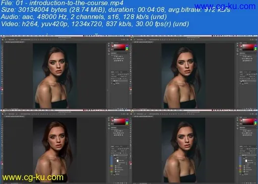 Advanced Studio Portrait Retouching in Photoshop的图片2