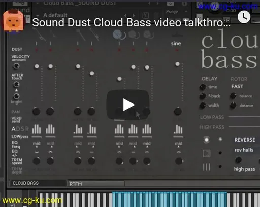 Sound Dust Cloud Bass KONTAKT的图片1