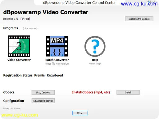 dBpoweramp Video Converter R1.6 Premier 1.6.0.2的图片1