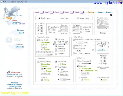 Video Thumbnails Maker Platinum 13.0.0.0 Multilingual的图片1