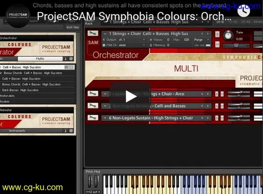 ProjectSAM Symphobia Colours: Orchestrator v1.3 KONTAKT的图片1