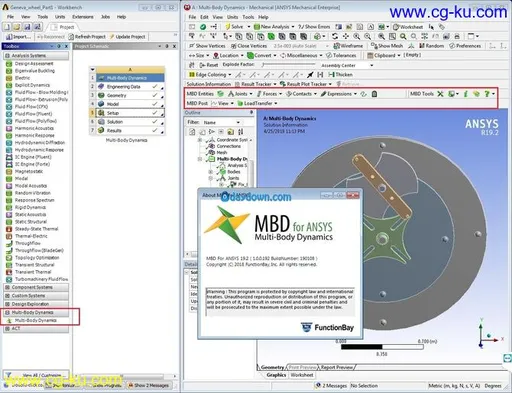 FunctionBay Multi-Body Dynamics SP0/SP1/SP2/SP3 for ANSYS 18.2/19.0/19.1/19.2 x64的图片4