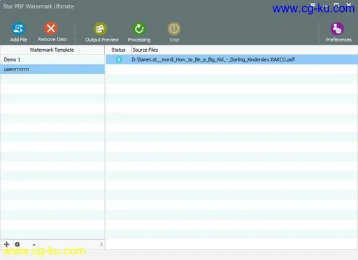 Star PDF Watermark Ultimate 2.0.4的图片1