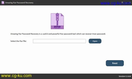 Amazing Rar Password Recovery 1.5.8.8 Multilingual的图片1