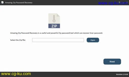 Amazing Zip Password Recovery 1.5.8.8 Multilingual的图片1