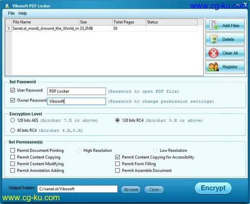 Vibosoft PDF Locker 2.2.7的图片1