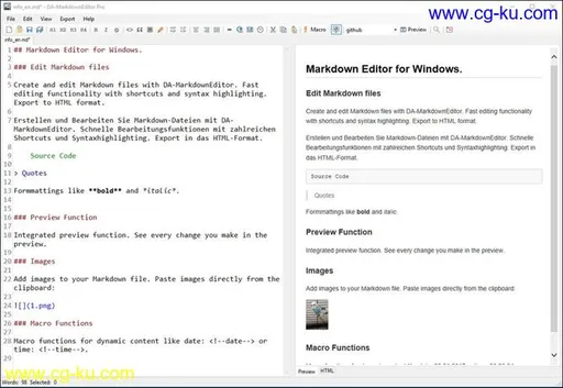 DA-MarkdownEditor Pro 1.4.0的图片1