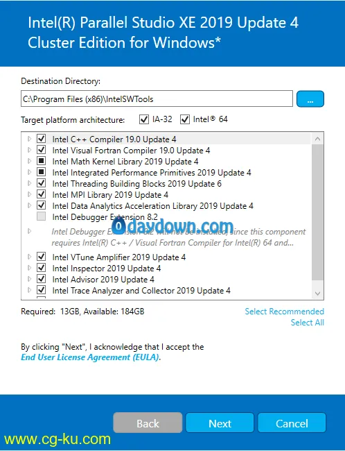 Intel Parallel Studio XE Cluster Edition Update 4 2019的图片3