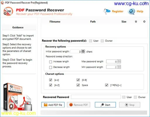 PDF Password Recovery Pro 3.2.1的图片1