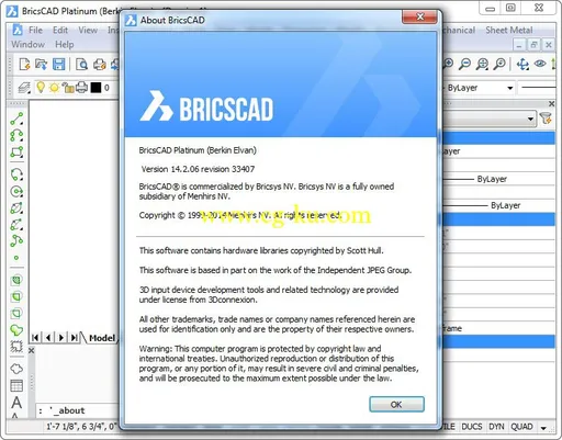 BricsCAD Platinum 14.2.06 Revision 33407的图片1