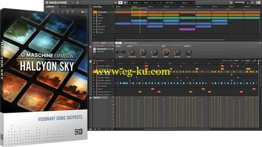 Native Instruments Maschine Expansion Halcyon Sky v1.0.0 WiN的图片1