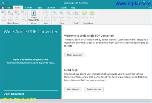 Wide Angle PDF Converter 1.09的图片1