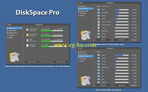 DiskSpace Pro v1.8 MacOSx的图片1