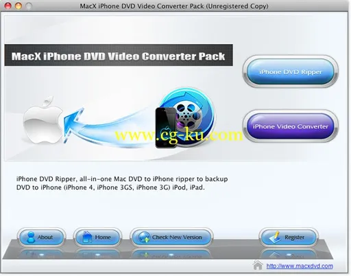 MacX iPhone DVD Video Converter Pack v4.1.0 Mac OS X的图片2