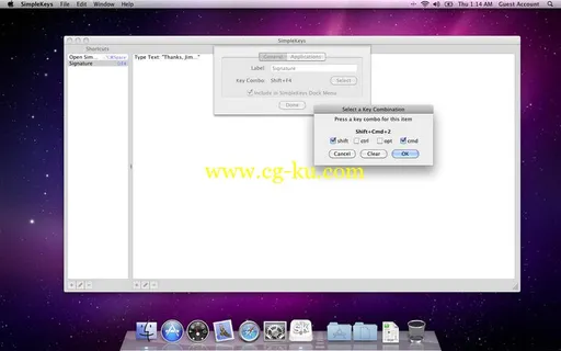 SimpleKeys 2.5.5 Mac OS X的图片1