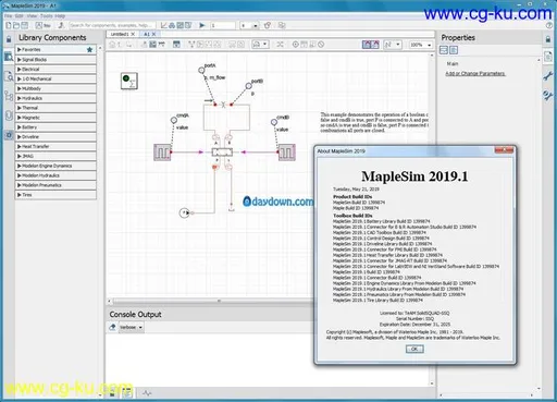 MapleSoft Maplesim 2019.1 x32/x64的图片3