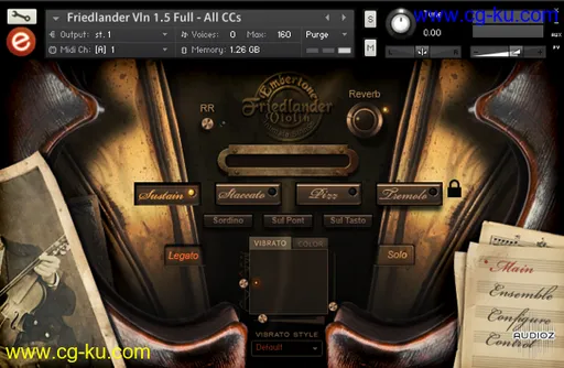 Embertone Friedlander Violin v1.5 Combo Edition KONTAKT的图片1