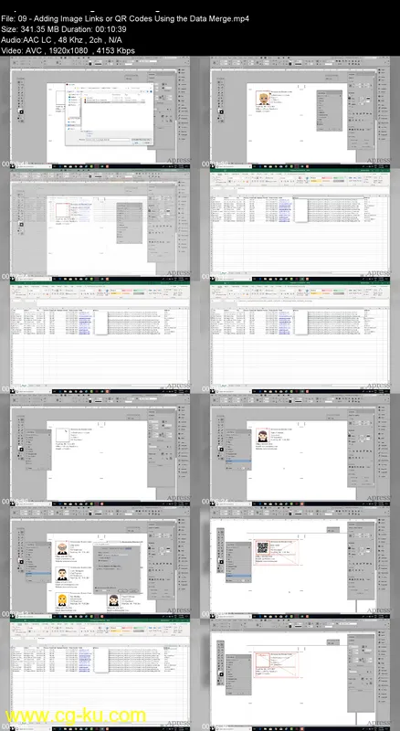 Beginning Data Merge with Adobe InDesign CC: Quickly Create Files Using an Excel Spreadsheet的图片1