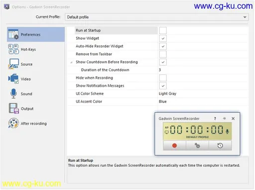 Gadwin ScreenRecorder 4.2.0的图片1