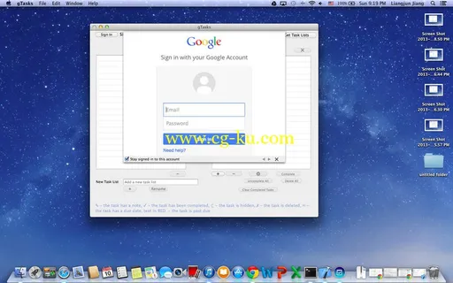 GTasks v1.3 Mac OS X的图片1