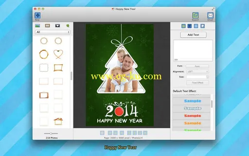 iGreetingCard Holidays v1.0 Mac OS X的图片1