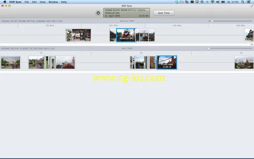 EXIF Sync v1.0 Mac OS X的图片1