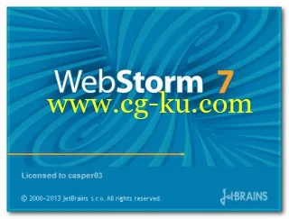 JetBrains WebStorm 7.0.3 Build 133.434 Final的图片1