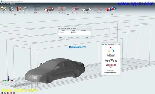 Altair Virtual Wind Tunnel 2019.0  x64的图片1