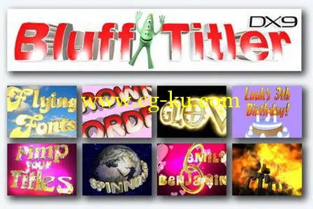 BluffTitler iTV 10.1 3D文本动画的工具的图片1