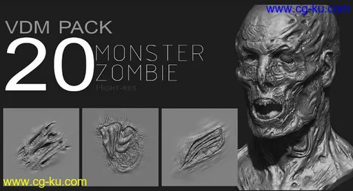 Artstation – Zbrush Zombie/Monster VDM Pack的图片1