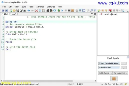 Batch Compiler Pro 18.0.0 Business的图片1