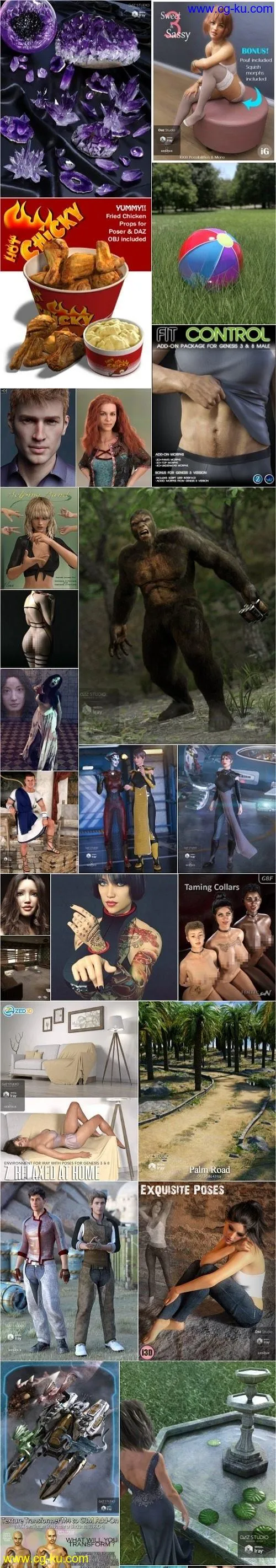 Daz 3D, Poser Bundle 6 June 2019的图片1