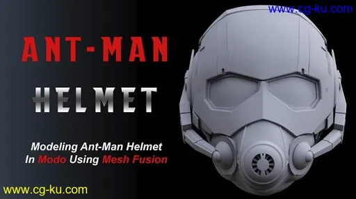 Gumroad – Modeling Ant-Man Helmet in Modo Using Mesh Fusion with Leouvon的图片1