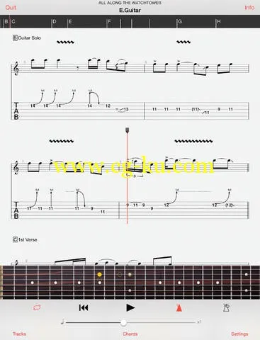 Guitar Pro 1.6.2 for iOS的图片2