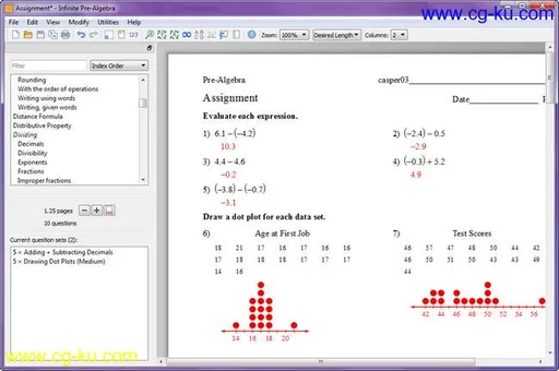 Infinite Pre-Algebra 2.52 Retail + Portable的图片1