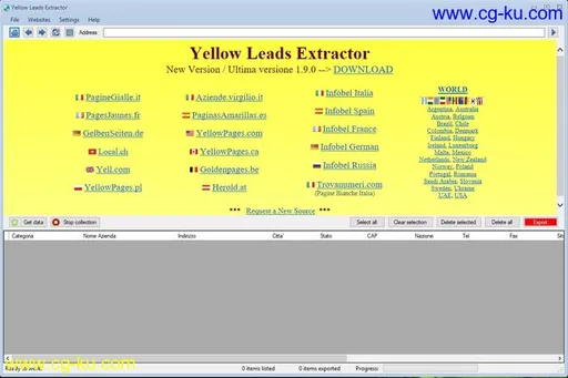 Yellow Leads Extractor 6.4.0 Multiligual的图片1