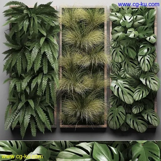 CGTrader – Vertical Garden 1 3D model的图片1