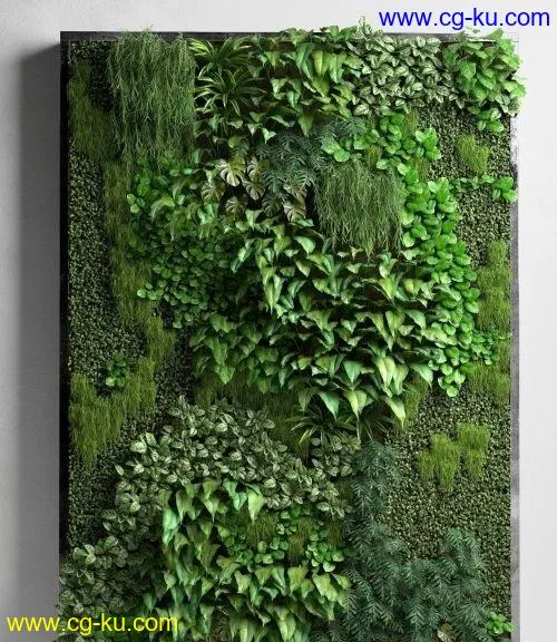 CGTrader – Vertical Garden 2 3D model的图片1