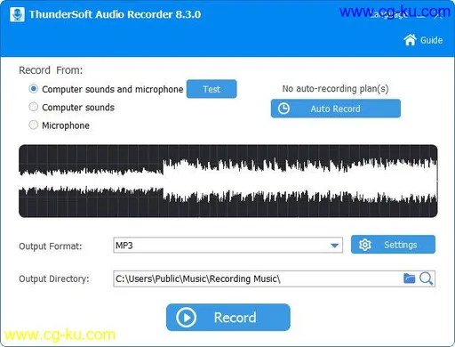 ThunderSoft Audio Recorder 8.5.0 Multilingual的图片1