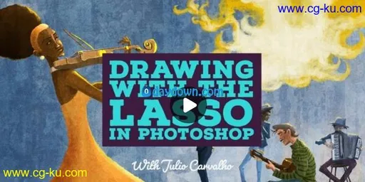 Drawing With The Lasso in Photoshop的图片1