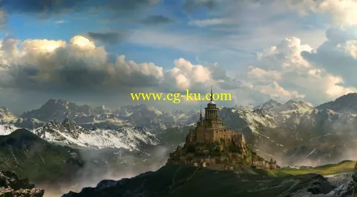 Animating a Mountain Scene Matte Painting in Photoshop and NUKE的图片3