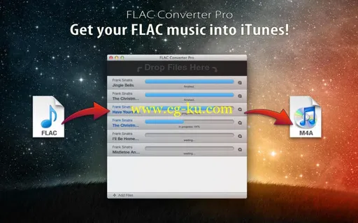 FLAC Converter Pro v1.1.2 Mac OS X的图片1