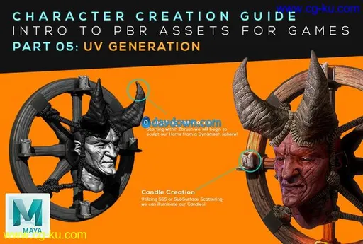 Skillshare – Character Creation Guide: PBR Assets for Games: Part 05: UV Generation的图片1